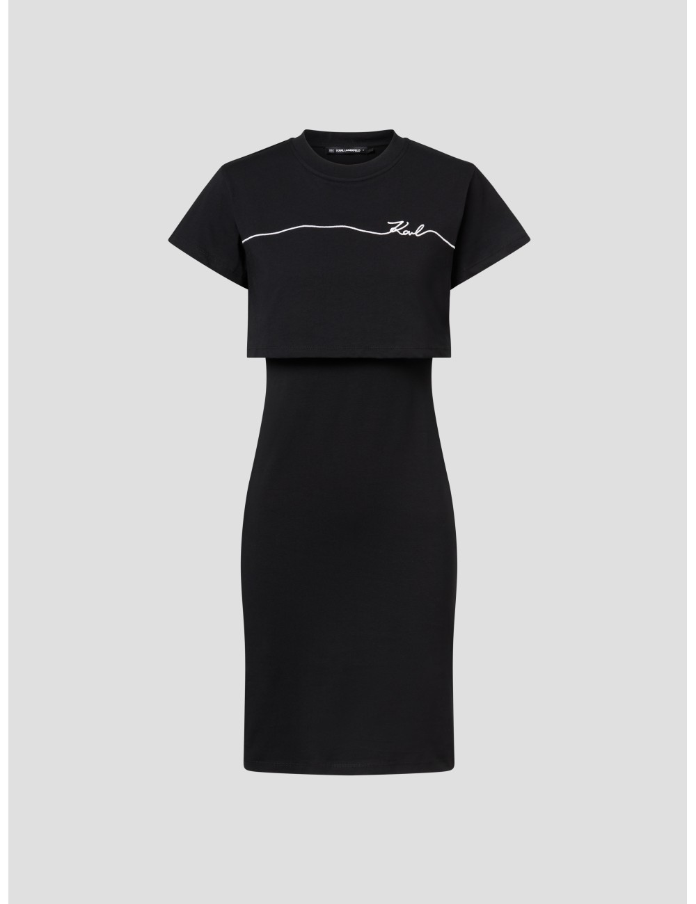 SEASONAL LOGO JERSEY DRESS de Karl Lagerfeld - MARFRANC