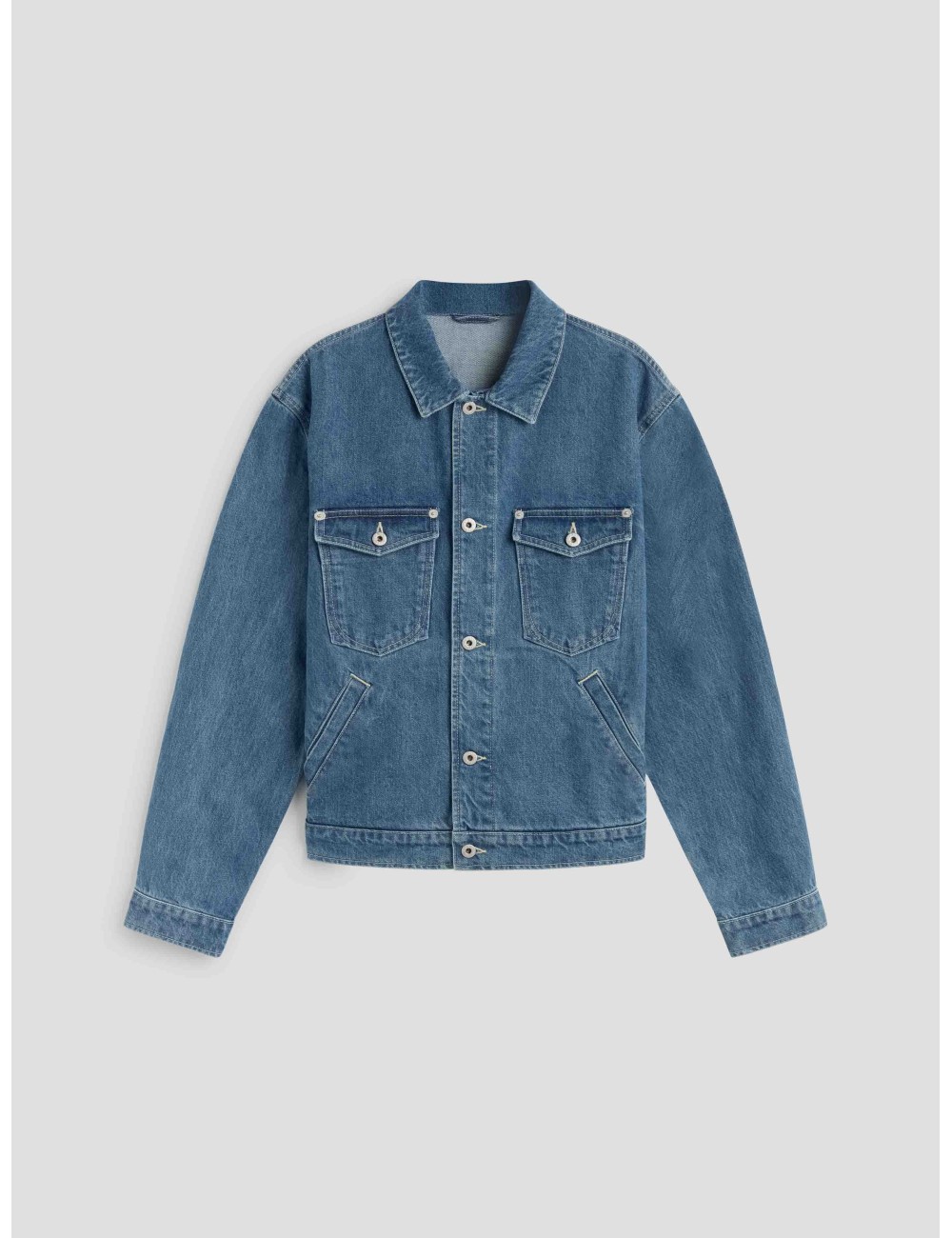 chaqueta Trucker bordada de denim de Kenzo - MARFRANC