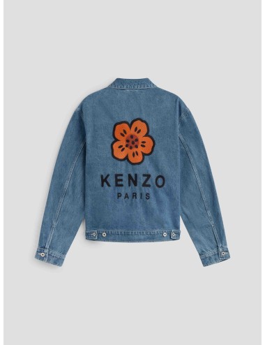 chaqueta Trucker bordada de denim de Kenzo - MARFRANC