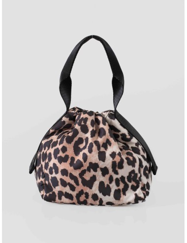 bolso de mano leopardo de Ganni - MARFRANC