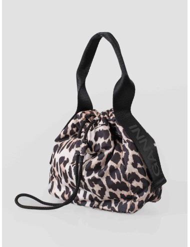 bolso de mano leopardo de Ganni - MARFRANC