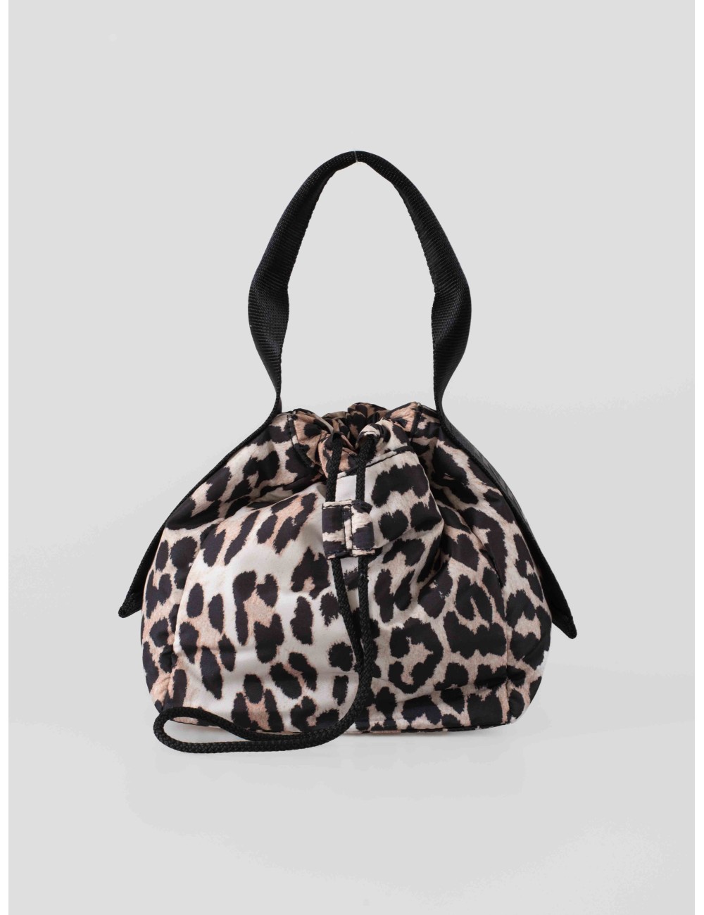 bolso de mano leopardo de Ganni - MARFRANC