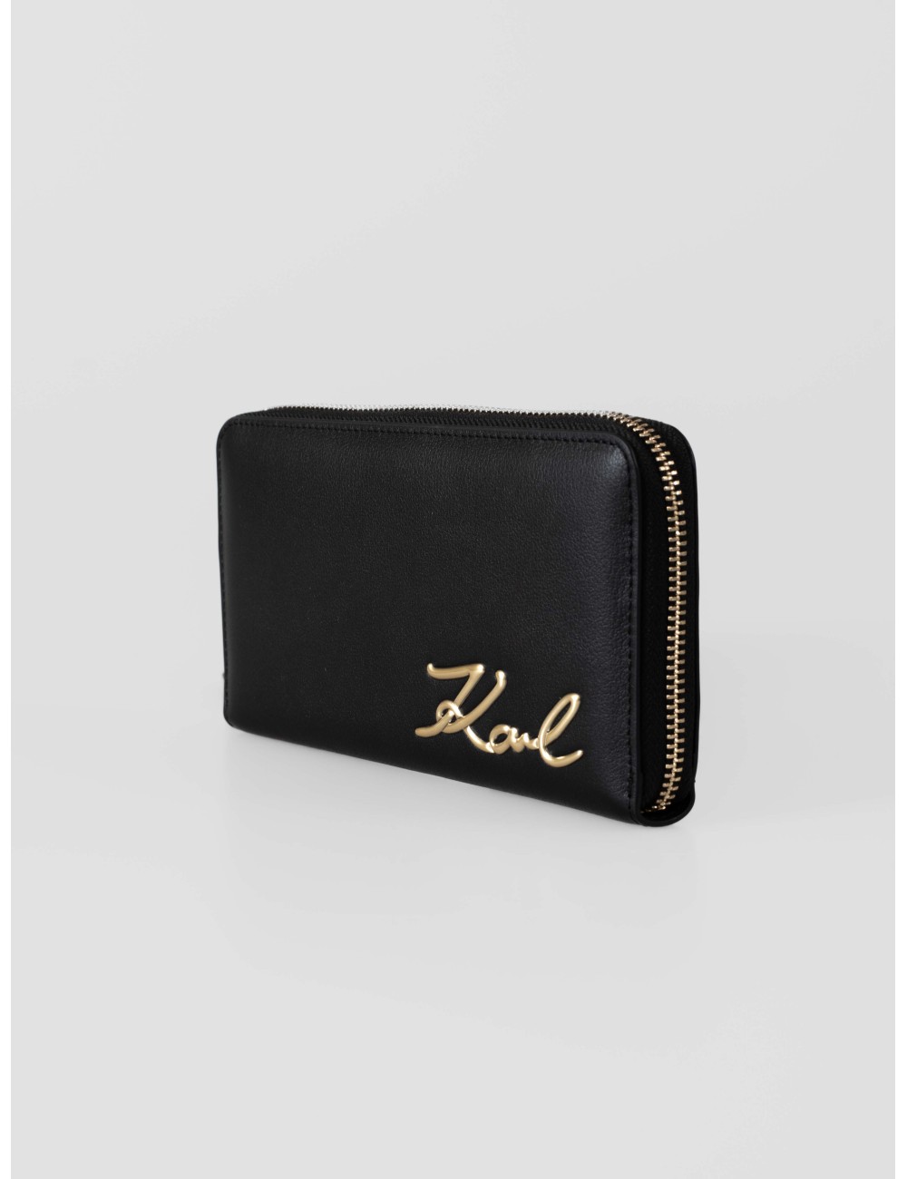 cartera continental con cremallera K/Signature de Karl Lagerfeld - MARFRANC