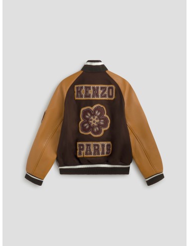 chaqueta de piel estilo universitario de KENZO - MARFRANC