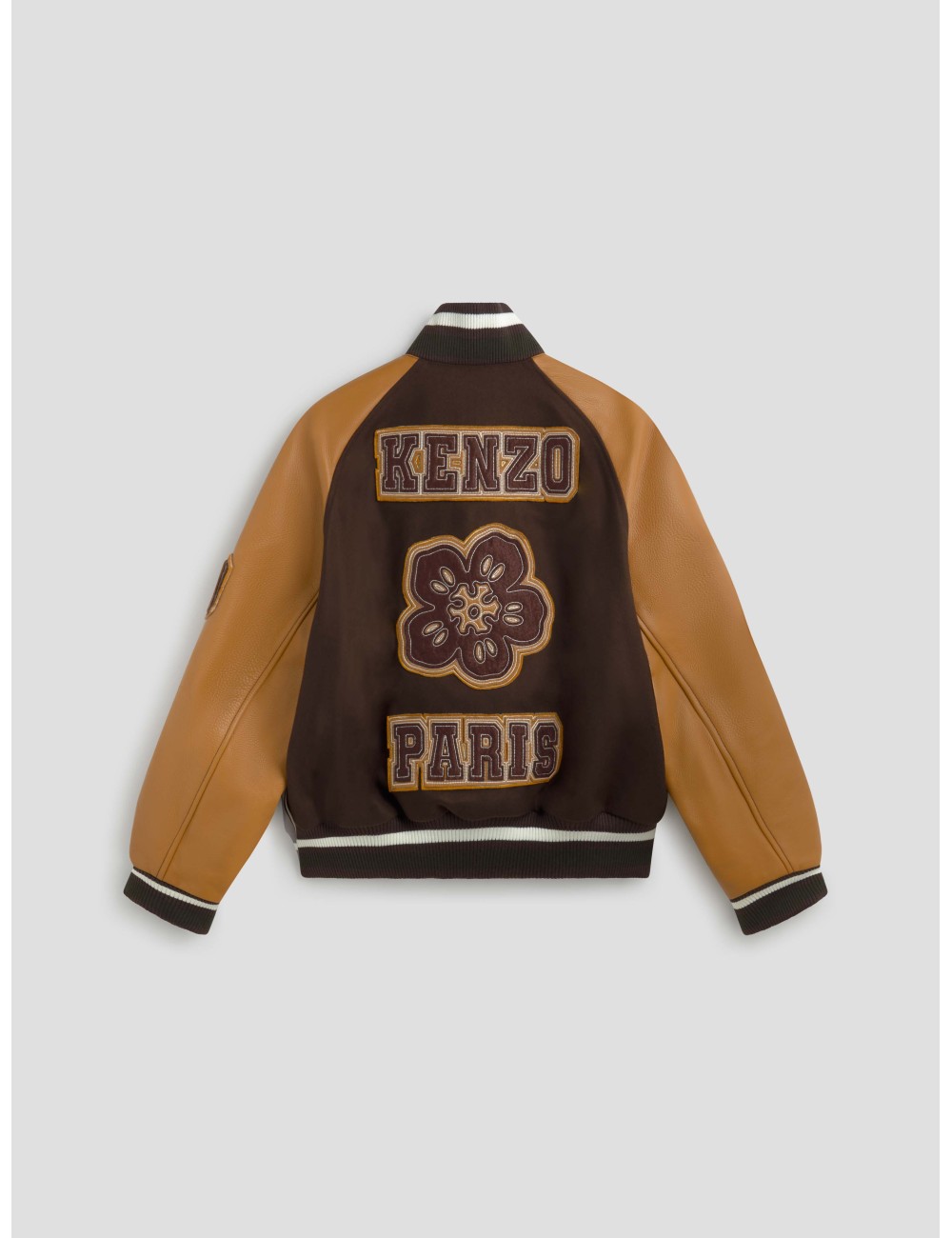 chaqueta de piel estilo universitario de KENZO - MARFRANC