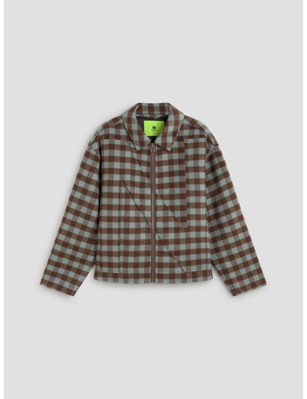 Wool Check Overshirt de New Amsterdam - MARFRANC