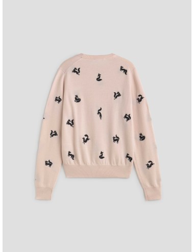 Fancy Fox Embroidered Jumper de Maison Kitsuné - MARFRANC