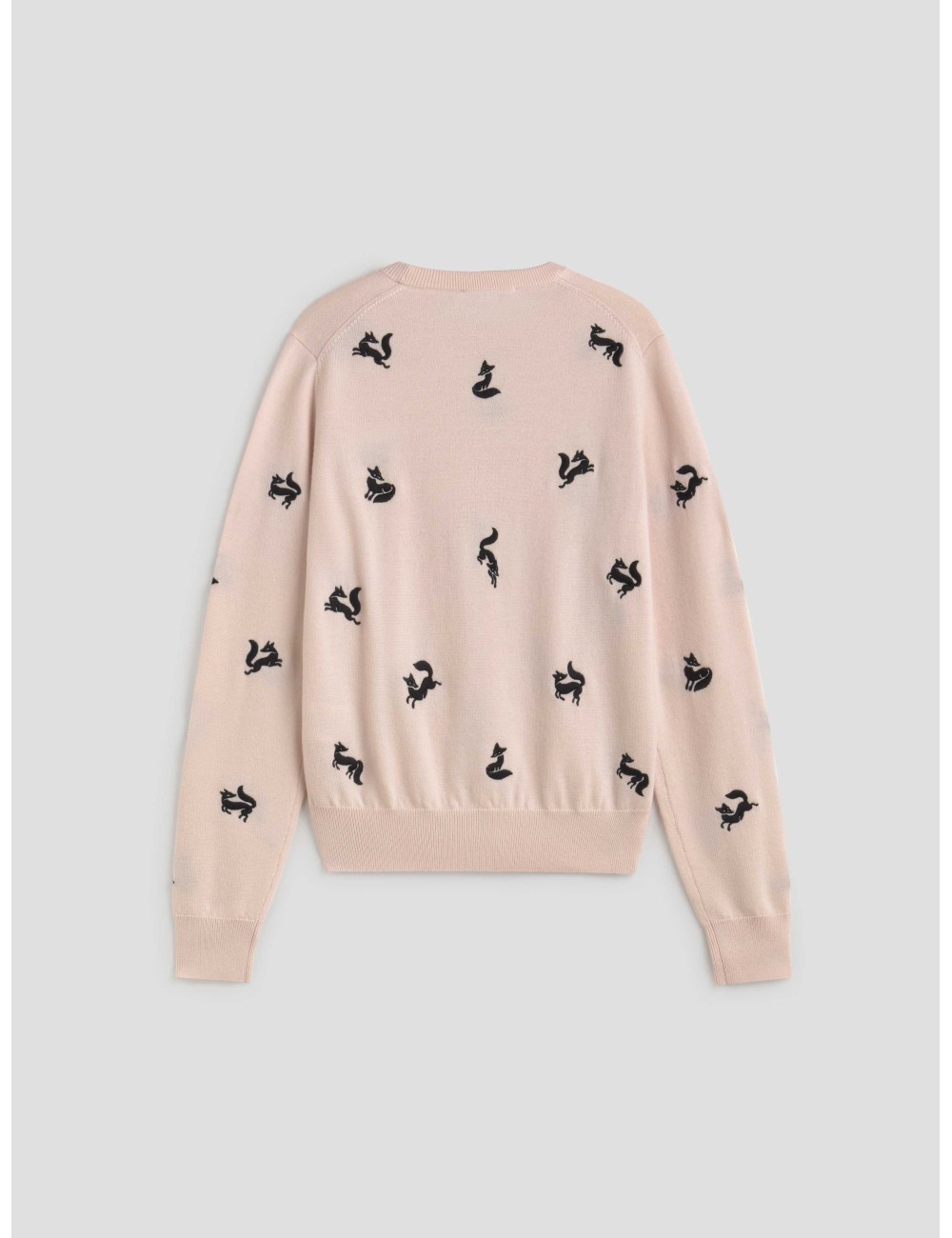 Fancy Fox Embroidered Jumper de Maison Kitsuné - MARFRANC