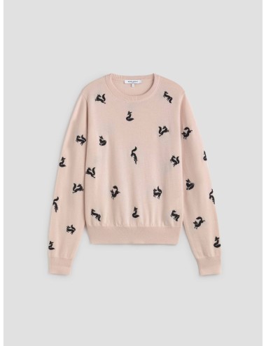 Fancy Fox Embroidered Jumper de Maison Kitsuné - MARFRANC