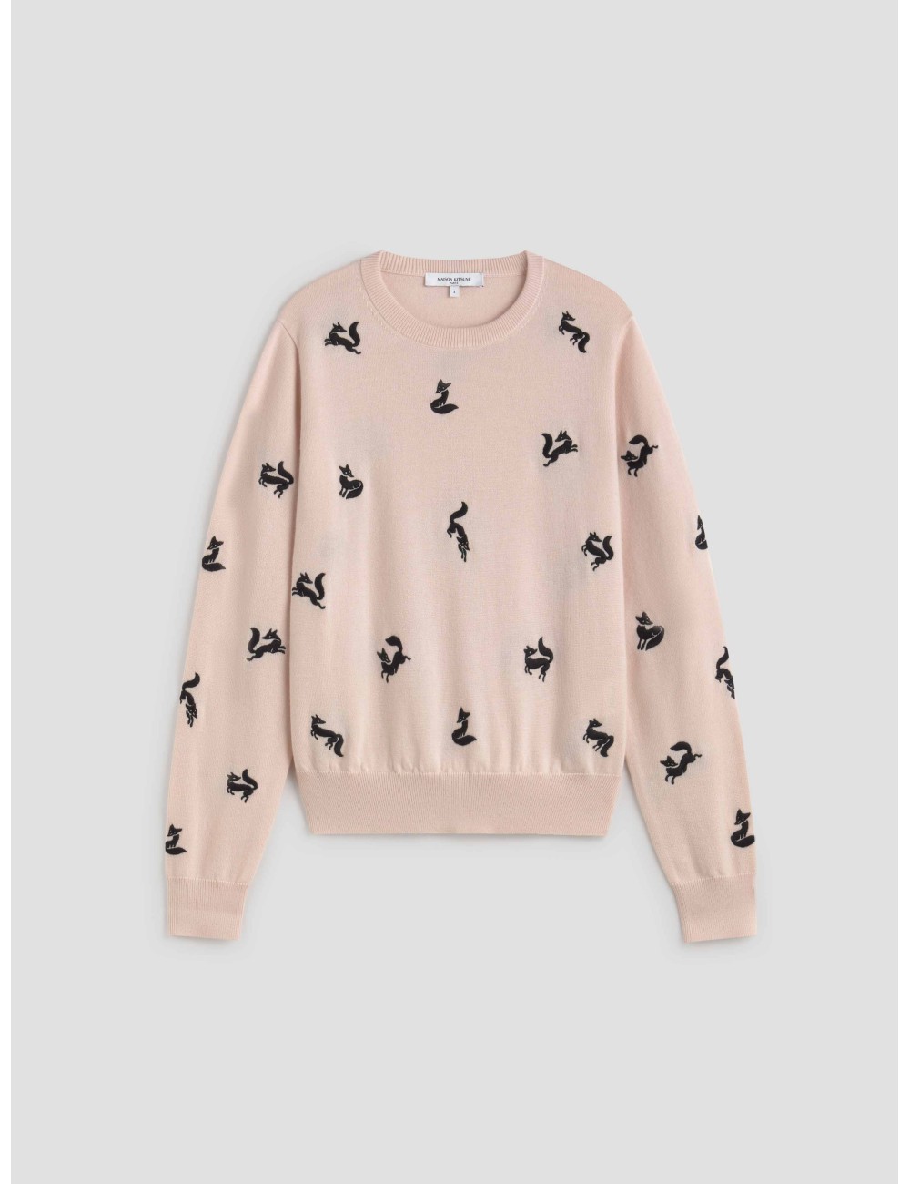 Fancy Fox Embroidered Jumper de Maison Kitsuné - MARFRANC