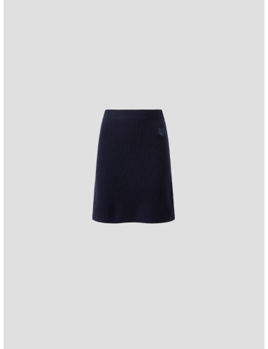 Bold Fox Head Patch Short Ribbed Skirt de Maison Kitsuné - MARFRANC