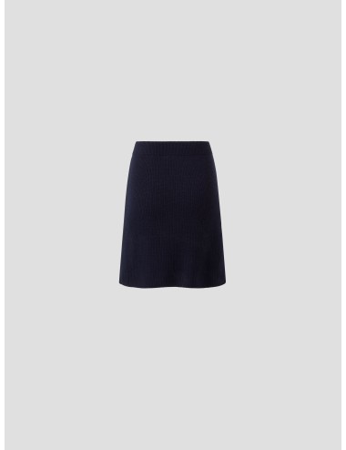 Bold Fox Head Patch Short Ribbed Skirt de Maison Kitsuné - MARFRANC