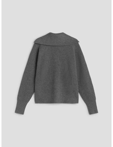 Bold Fox Head Patch Half Zip Ribbed Jumper de Maison Kitsuné - MARFRANC