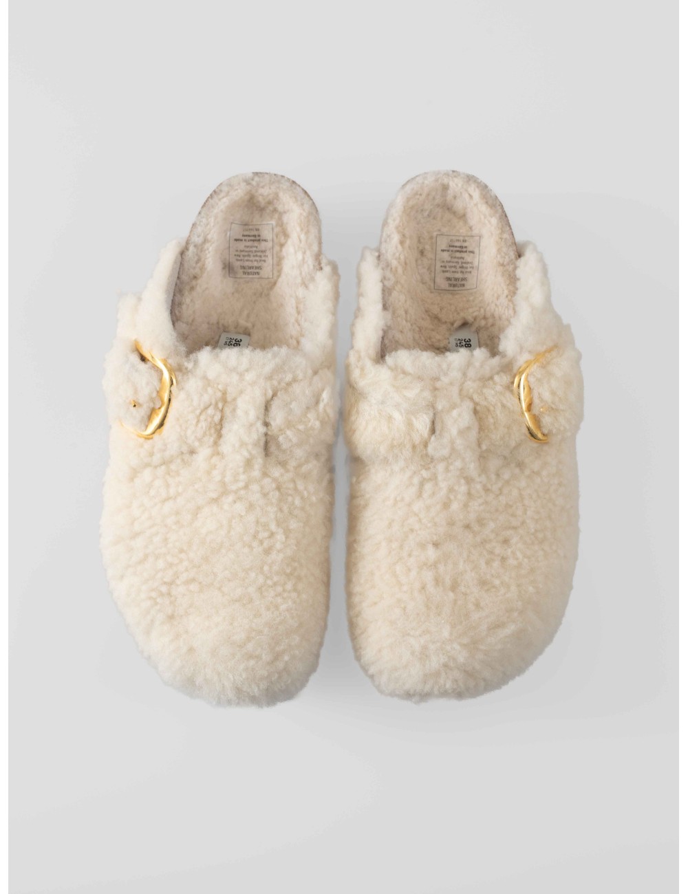 sandalias Boston Big Buckle Shearling de Birkenstock - MARFRANC