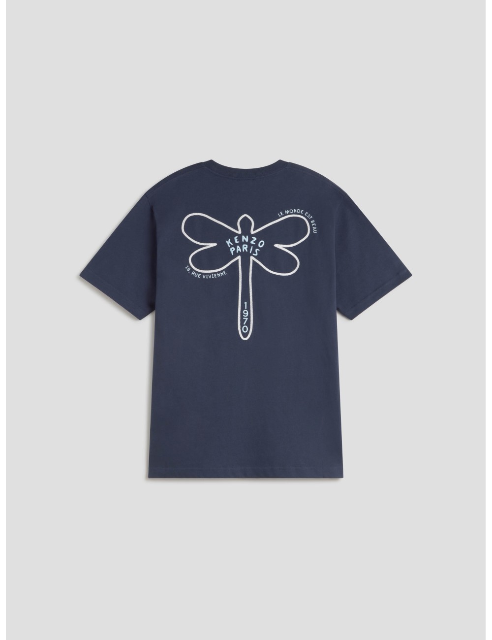 GOTS Kenzo Dragonfly Embroidered T-Shirt - MARFRANC