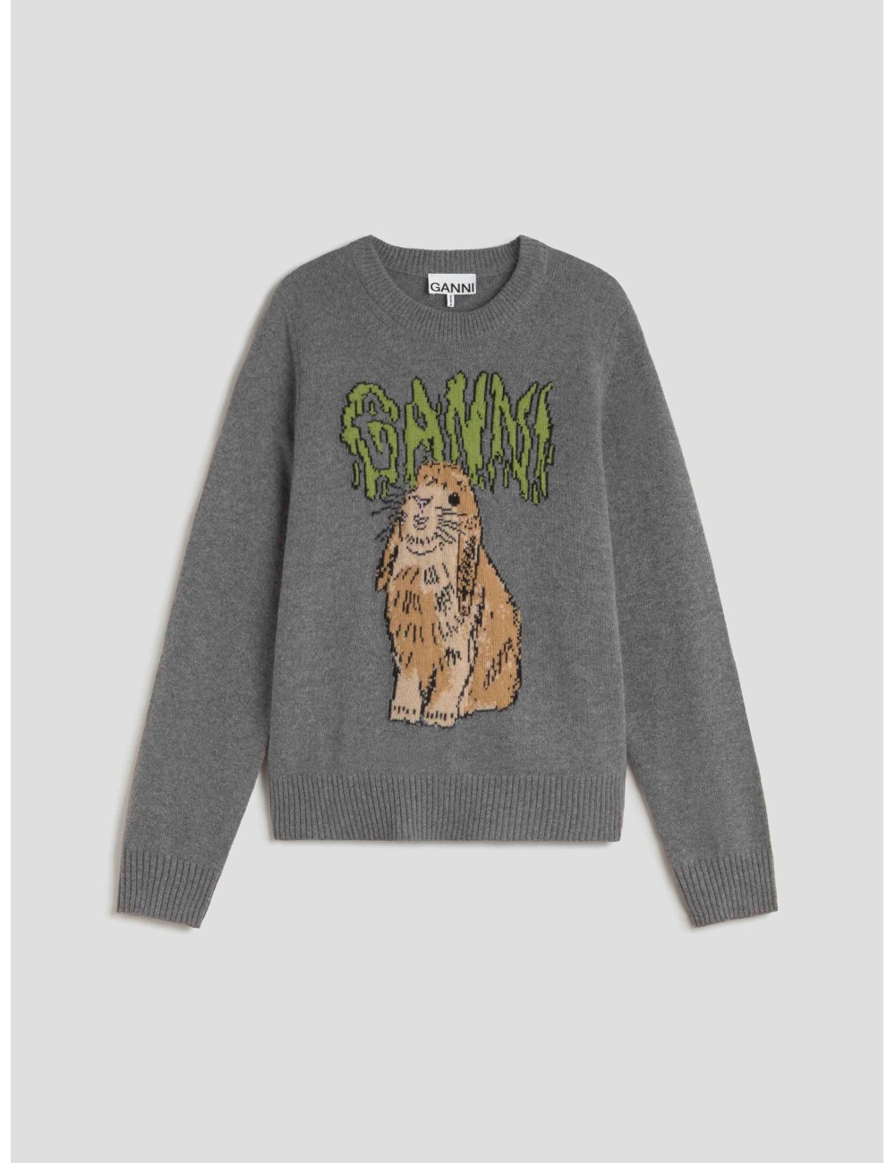 GRAPHIC BUNNY JUMPER de Ganni - MARFRANC