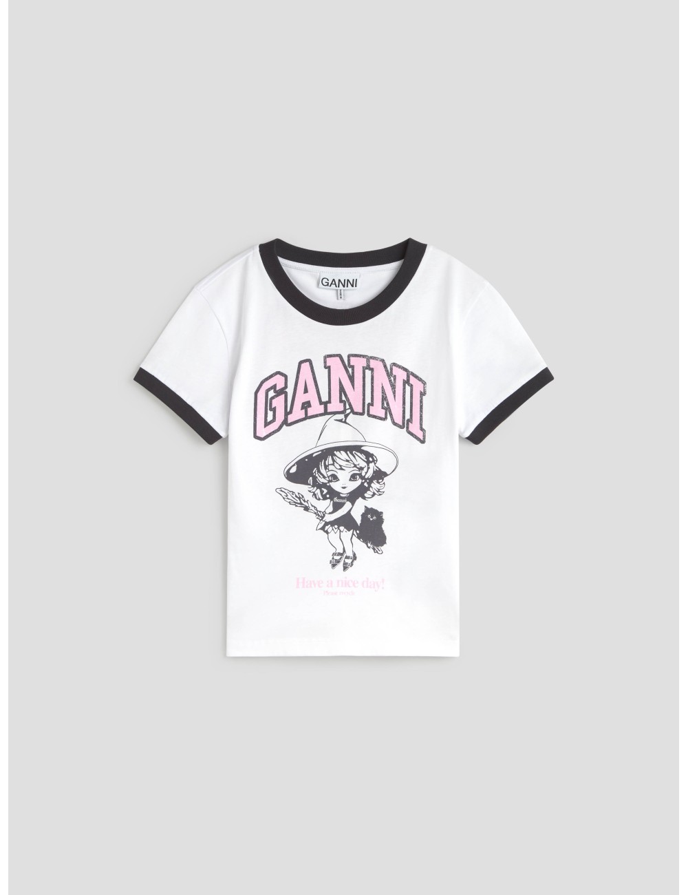 camiseta Basic Witch T-Shirt de Ganni - MARFRANC