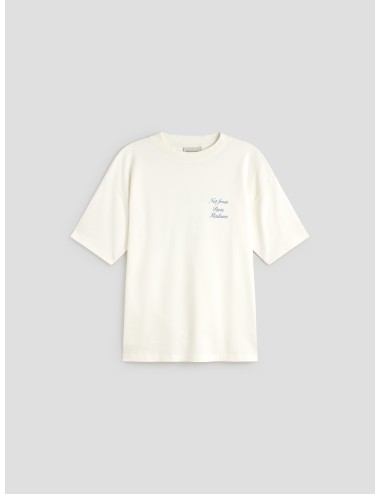 camiseta Le T-Shirt Slogan Cursive de Drôle de Monsieur - MARFRANC