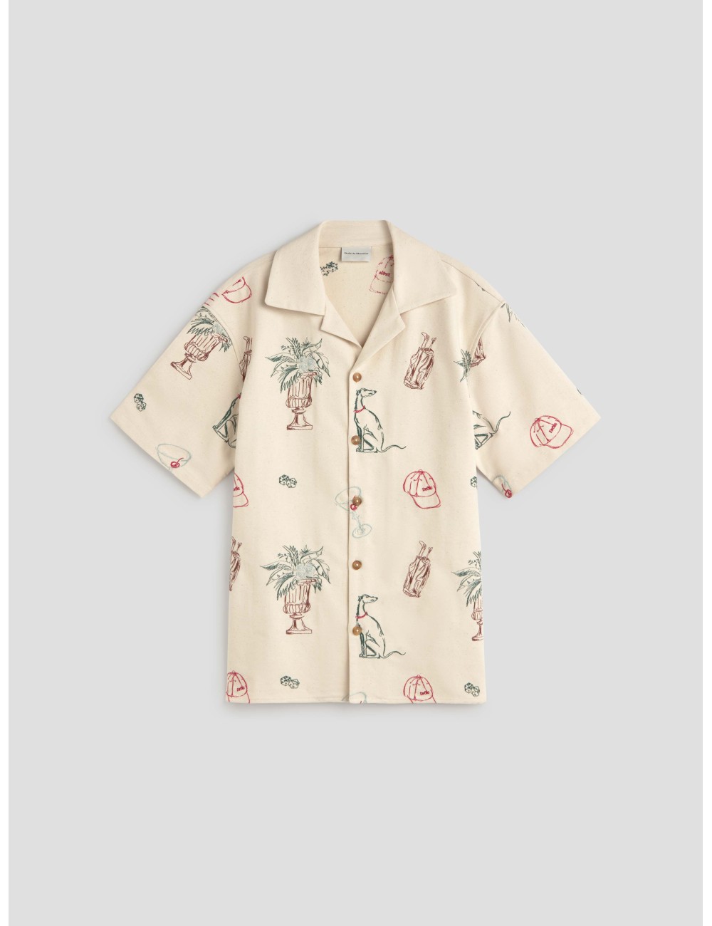 camisa Le Chemise Brodée Country Club de Drôle de Monsieur - MARFRANC