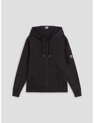 Light Fleece Zipped Hooded Sweatshirt de C.P. Company - MARFRANC