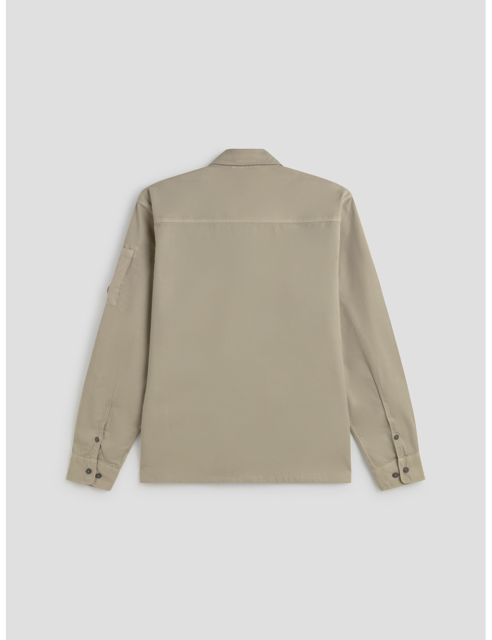 Organic Gabardine Zipped Overshirt de C.P. Company - MARFRANC