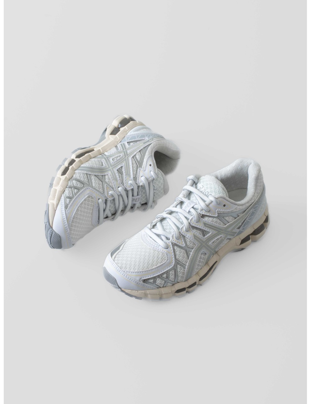 Zapatillas de running Gel-Kayano 20 de Asics en color White/Pure Silver - MARFRANC Zapatillas de running Gel-Kayano 20 de Asics en color White/Pure Silver - MARFRANC