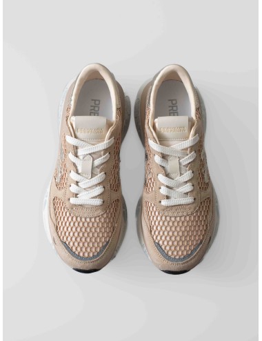 Zapatillas Premiata Lauryn 7486 beige mujer diseño premium - MARFRANC
