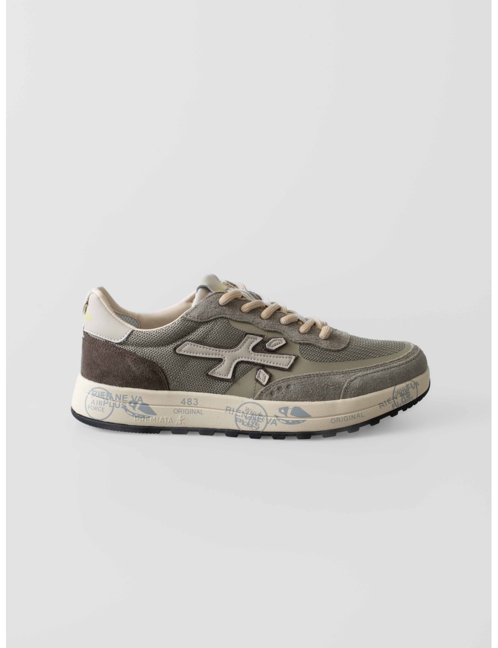 Zapatillas Premiata Nous 6655 Hombre Gris Verde - MARFRANC Zapatillas Premiata Nous 6655 Hombre Gris Verde - MARFRANC