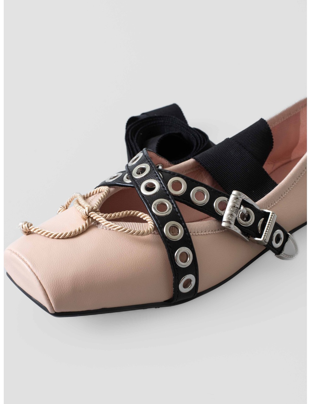 Bailarinas Kristen Pretty Ballerinas en raso rosato - MARFRANC Bailarinas Kristen Pretty Ballerinas en raso rosato - MARFRANC