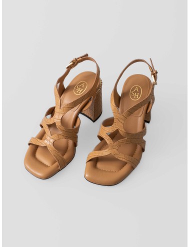 botín ASH LUNA cuoio de cuero para mujer - MARFRANC