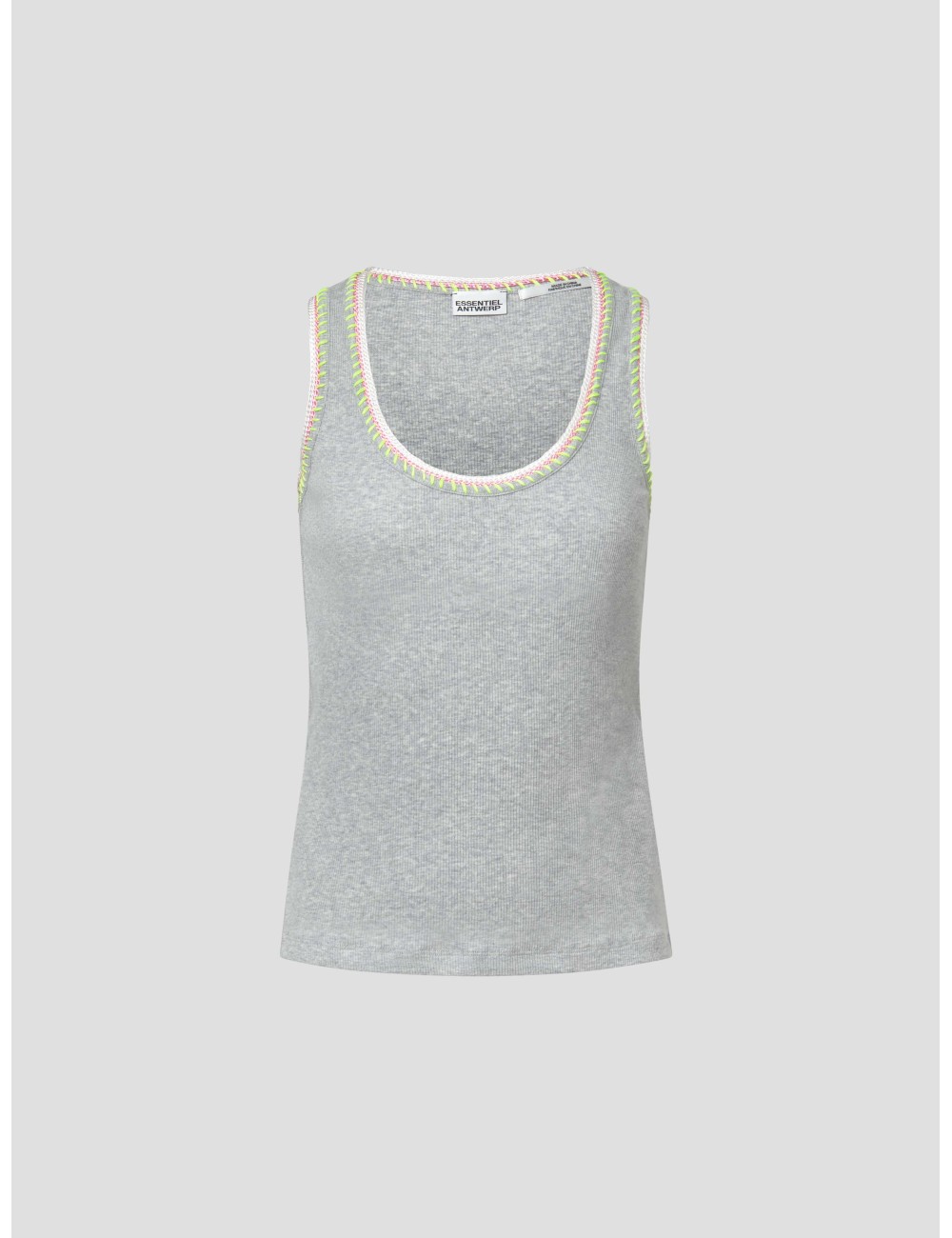 Top bordado Harcel Essentiel Antwerp mujer color Nimbus Cloud - MARFRANC Top bordado Harcel Essentiel Antwerp mujer color Nimbus Cloud - MARFRANC