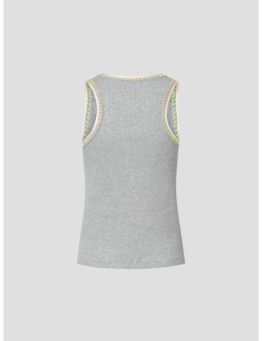 TOP WITH EMBROIDERY