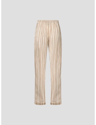 Pantalón mujer Terra Forte_Forte color cálido tejido fluido - MARFRANC