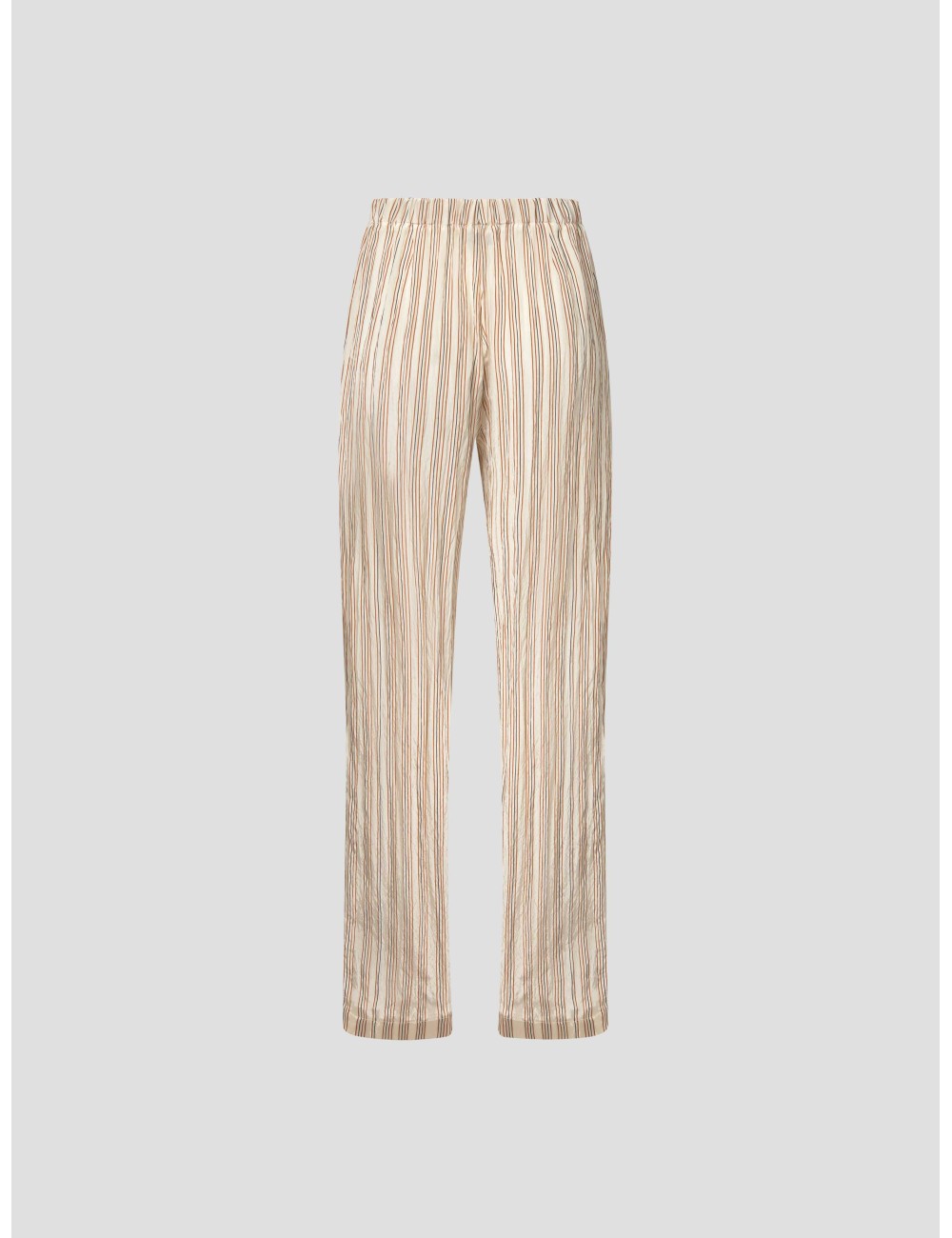 Pantalón mujer Terra Forte_Forte color cálido tejido fluido - MARFRANC Pantalón mujer Terra Forte_Forte color cálido tejido fluido - MARFRANC