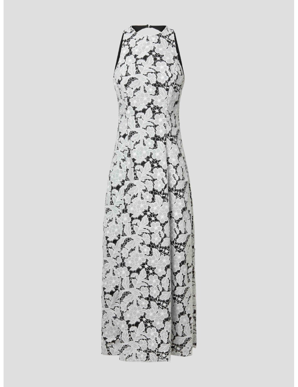 Vestido midi A-line Anglais en color Bright White de ROTATE - MARFRANC Vestido midi A-line Anglais en color Bright White de ROTATE - MARFRANC