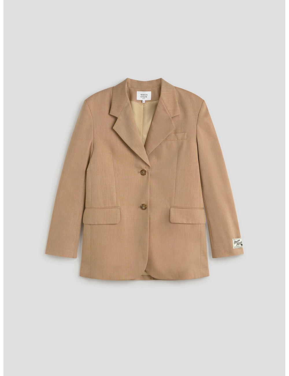 Chaqueta Americana Maison Kitsuné en color Sandlewood - MARFRANC Chaqueta Americana Maison Kitsuné en color Sandlewood - MARFRANC