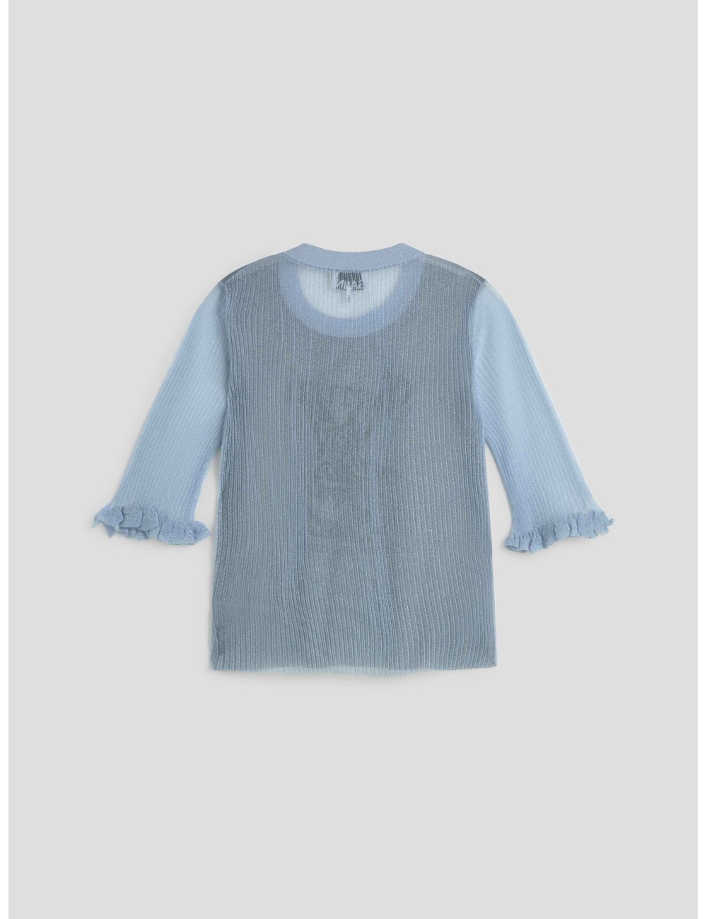 Camiseta GANNI Soft Chambray mujer diseño moderno - MARFRANC Camiseta GANNI Soft Chambray mujer diseño moderno - MARFRANC