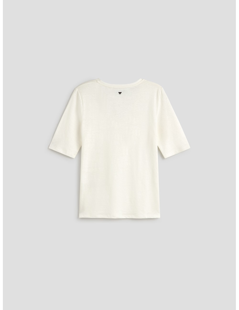 Blusa Opizone blanca de lino elástico Weekend MaxMara - MARFRANC Blusa Opizone blanca de lino elástico Weekend MaxMara - MARFRANC