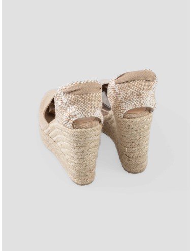 Alpargata CASTAÑER CHIARA 002 sand mujer algodón orgánico - MARFRANC