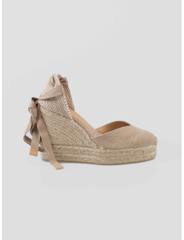 Alpargata CASTAÑER CHIARA 002 sand mujer algodón orgánico - MARFRANC
