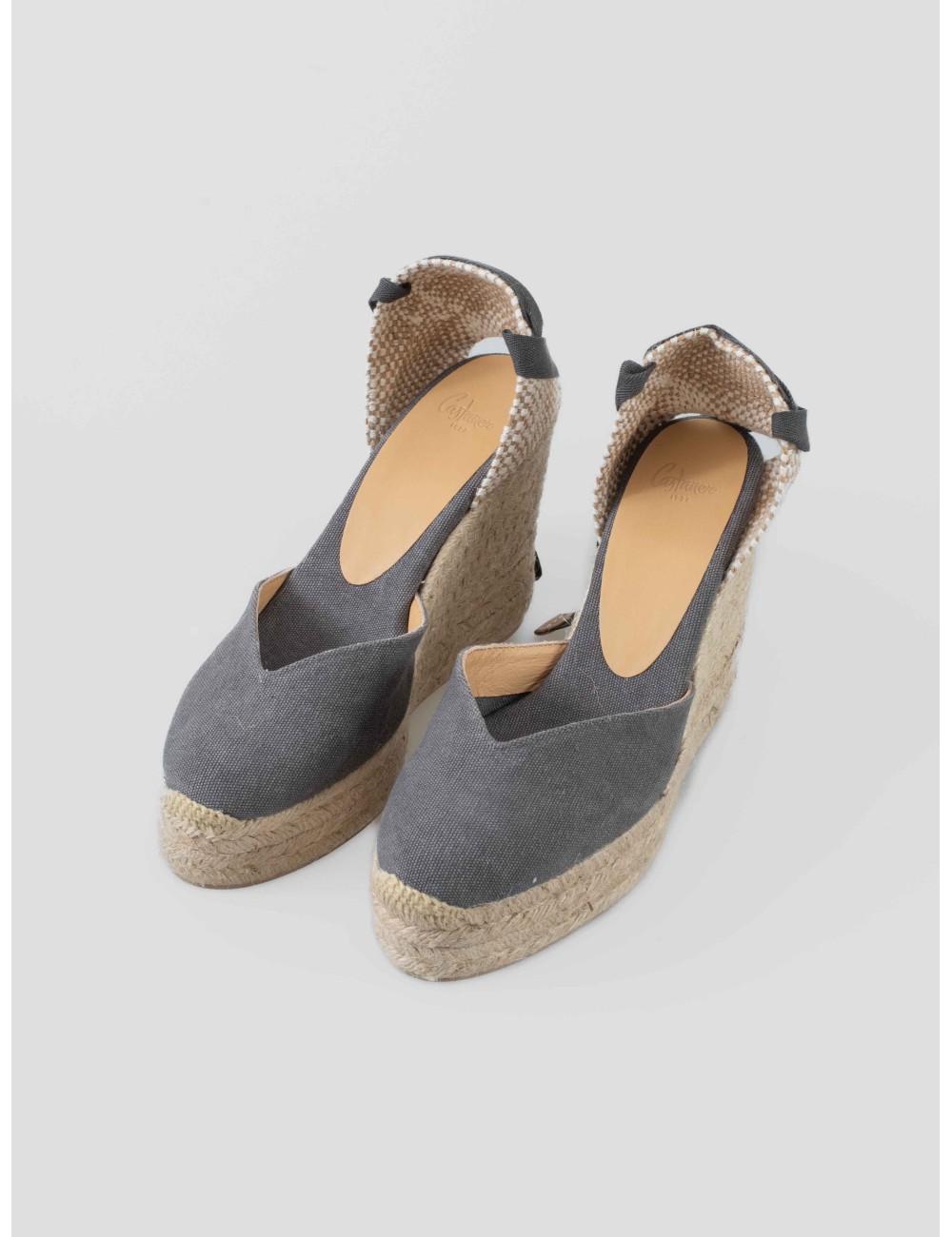 Alpargata CASTAÑER CHIARA 002 charcoal mujer algodón orgánico - MARFRANC Alpargata CASTAÑER CHIARA 002 charcoal mujer algodón orgánico - MARFRANC