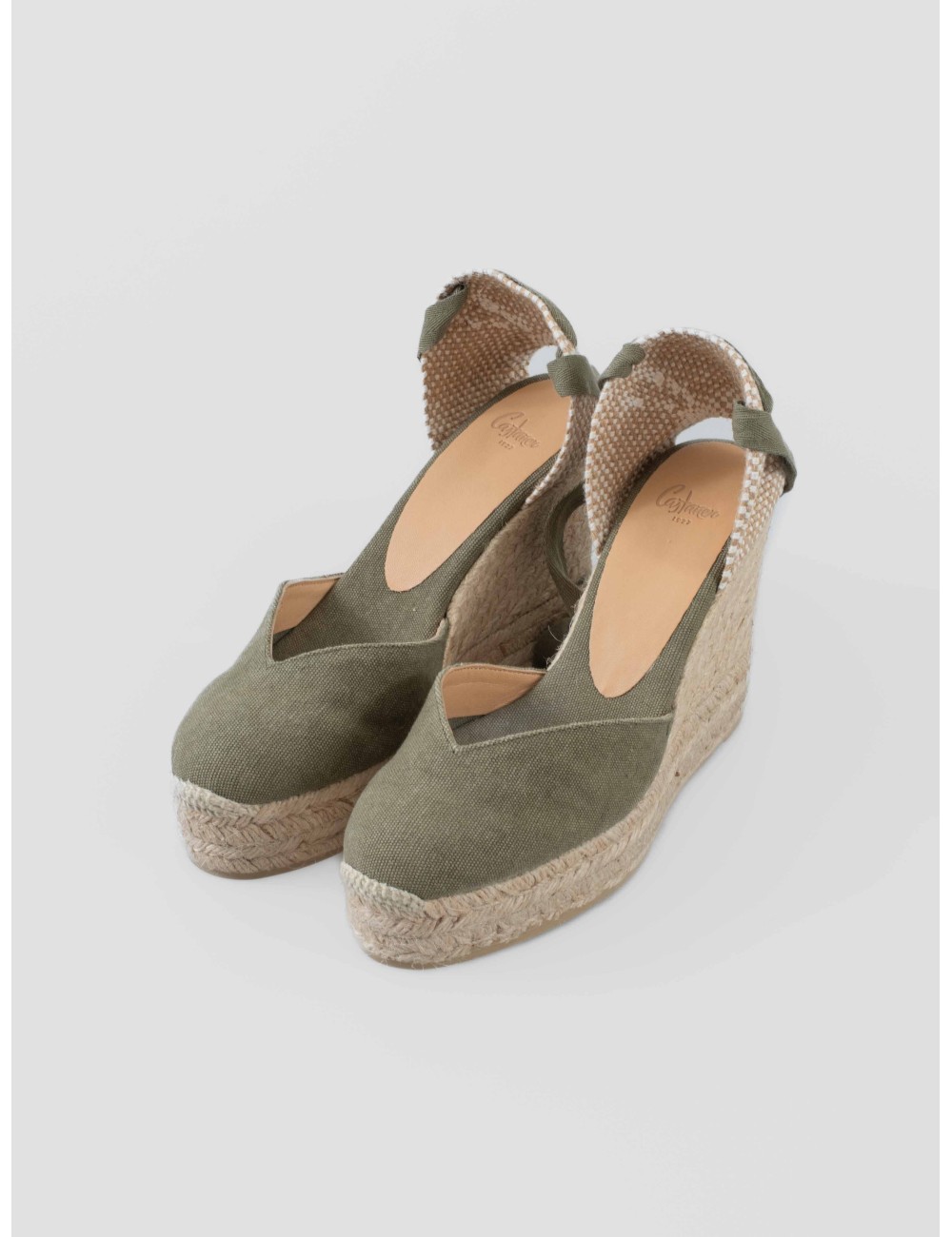 Alpargata CASTAÑER CHIARA 002 olive mujer algodón orgánico - MARFRANC Alpargata CASTAÑER CHIARA 002 olive mujer algodón orgánico - MARFRANC