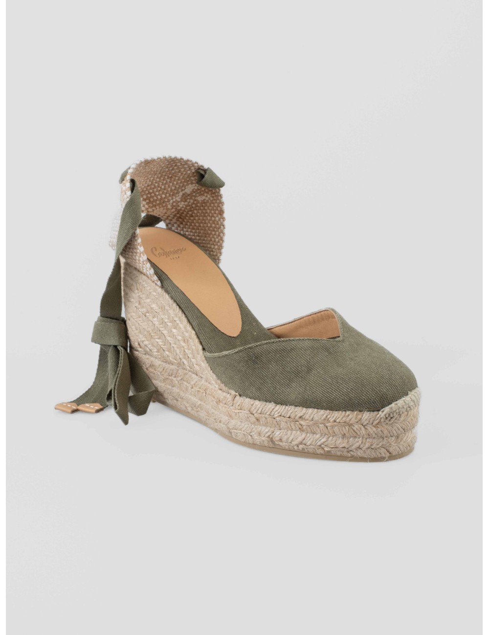 Alpargata CASTAÑER CHIARA 002 olive mujer algodón orgánico - MARFRANC Alpargata CASTAÑER CHIARA 002 olive mujer algodón orgánico - MARFRANC