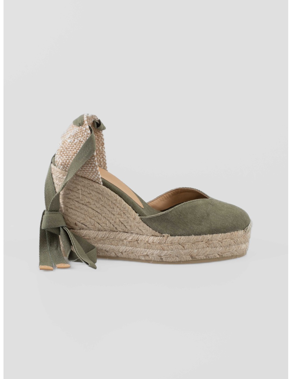 Alpargata CASTAÑER CHIARA 002 olive mujer algodón orgánico - MARFRANC Alpargata CASTAÑER CHIARA 002 olive mujer algodón orgánico - MARFRANC