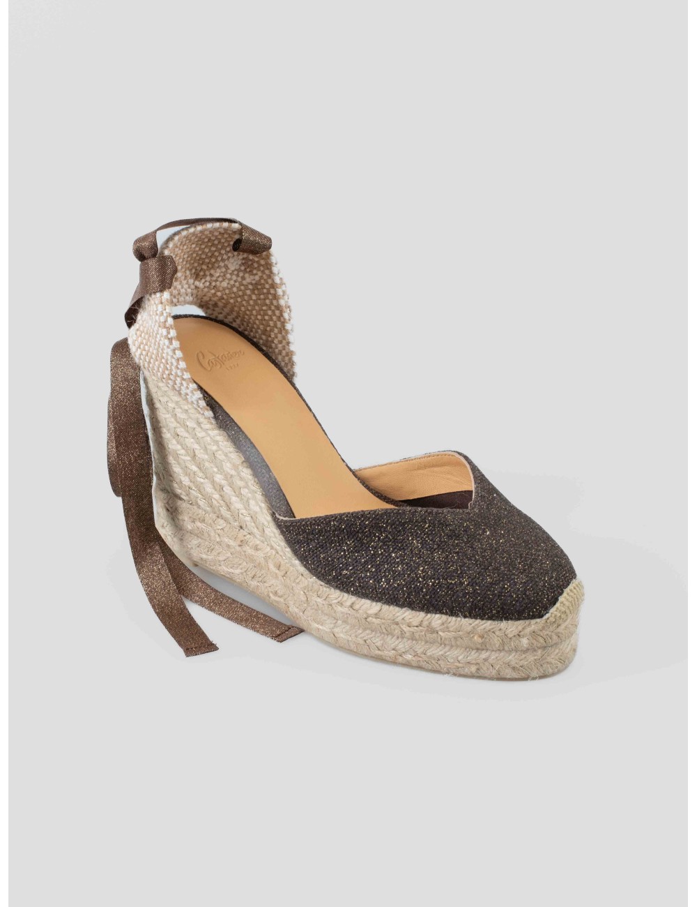 Alpargata CHIARA 8D 032 marrón/oro de Castañer para mujer - MARFRANC Alpargata CHIARA 8D 032 marrón/oro de Castañer para mujer - MARFRANC