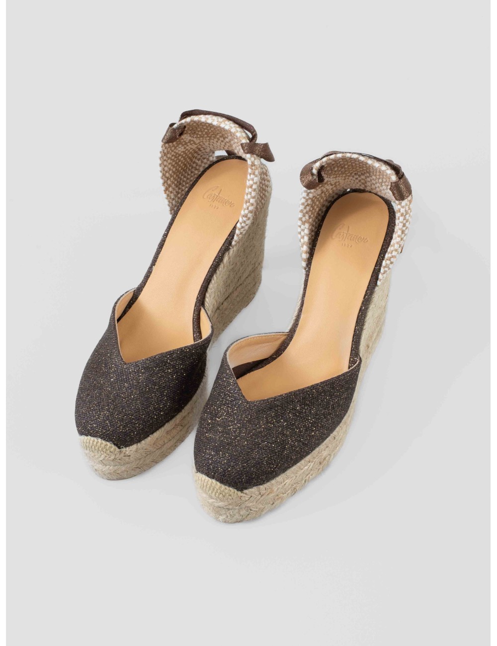Alpargata CHIARA 8D 032 marrón/oro de Castañer para mujer - MARFRANC Alpargata CHIARA 8D 032 marrón/oro de Castañer para mujer - MARFRANC