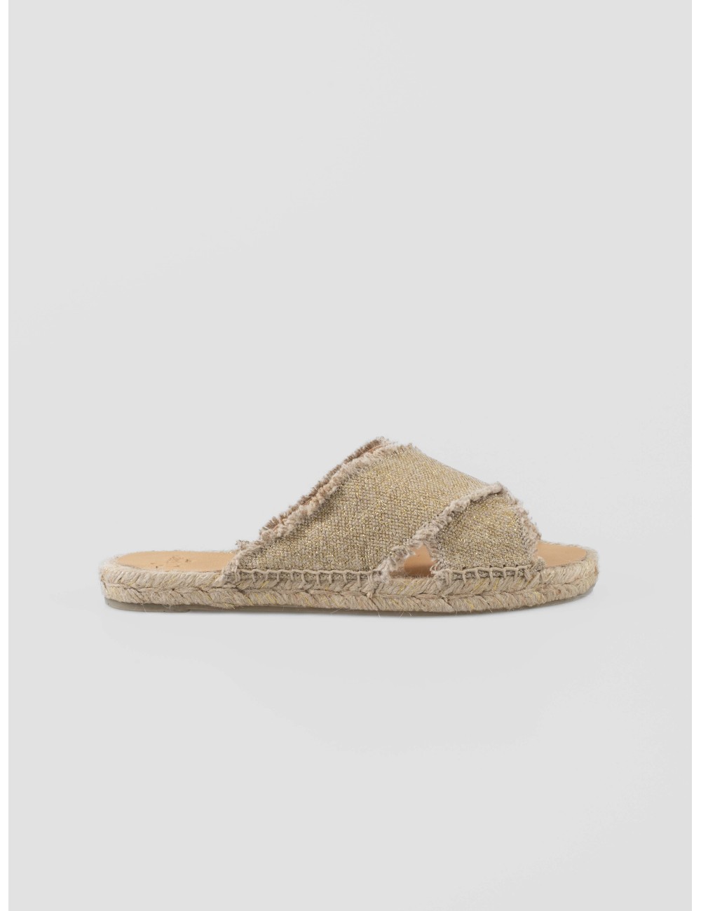 Sandalias mujer oro claro Castañer Palmera, calzado verano elegante - MARFRANC Sandalias mujer oro claro Castañer Palmera, calzado verano elegante - MARFRANC