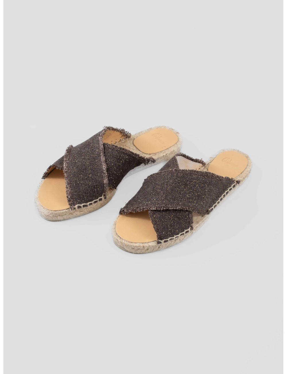 Sandalias mujer marrón/oro Castañer Palmera, calzado verano elegante - MARFRANC Sandalias mujer marrón/oro Castañer Palmera, calzado verano elegante - MARFRANC