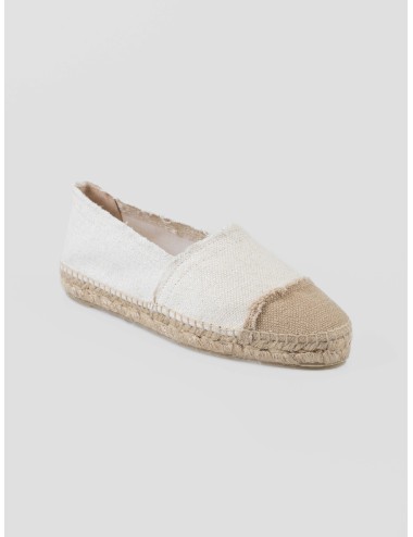 alpargata plana castaner kampala 032 blanco oro mujer - MARFRANC