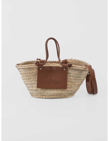 Bolso de mano CASTAÑER 2003 Cuero en rafia y cuero para mujer - MARFRANC